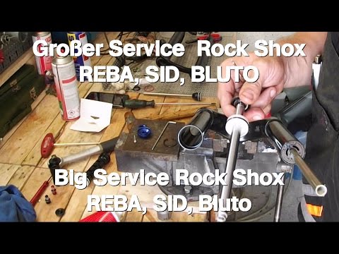 Rock Shox Solo Air großer Service, big service 🔧 REBA/SID/BLUTO