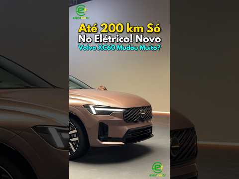 Até 200 km Só No Elétrico! Novo Volvo XC60 Mudou Muito?⚡