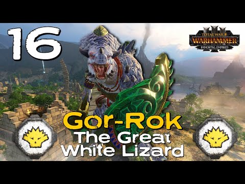 INVADING FOR THAT TOMB KING GOLD!! | Gor-Rok - Itza Lizardmen | Immortal Empires SFO Campaign #16