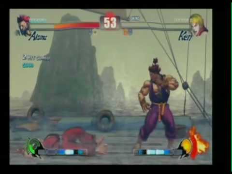 Shirl (Akuma) vs Gramas (Ken) - AEX Ranbat Roma 2.4 [Street Fighter 4 tournament]