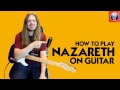 How to Play Nazareth On Guitar - Hair of The Dog Riff Guitar Lesson