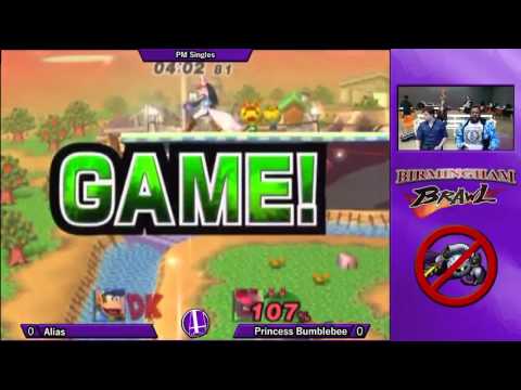 Birmingham Brawl 6 PM Singles - Alias (Diddy, Zelda) vs. Princess Bumblebee (Lucario)