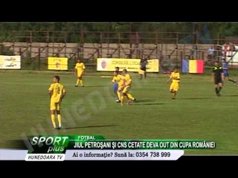 JIUL PETROŞANI ŞI CNS CETATE DEVA OUT DIN CUPA ROMÂNIEI