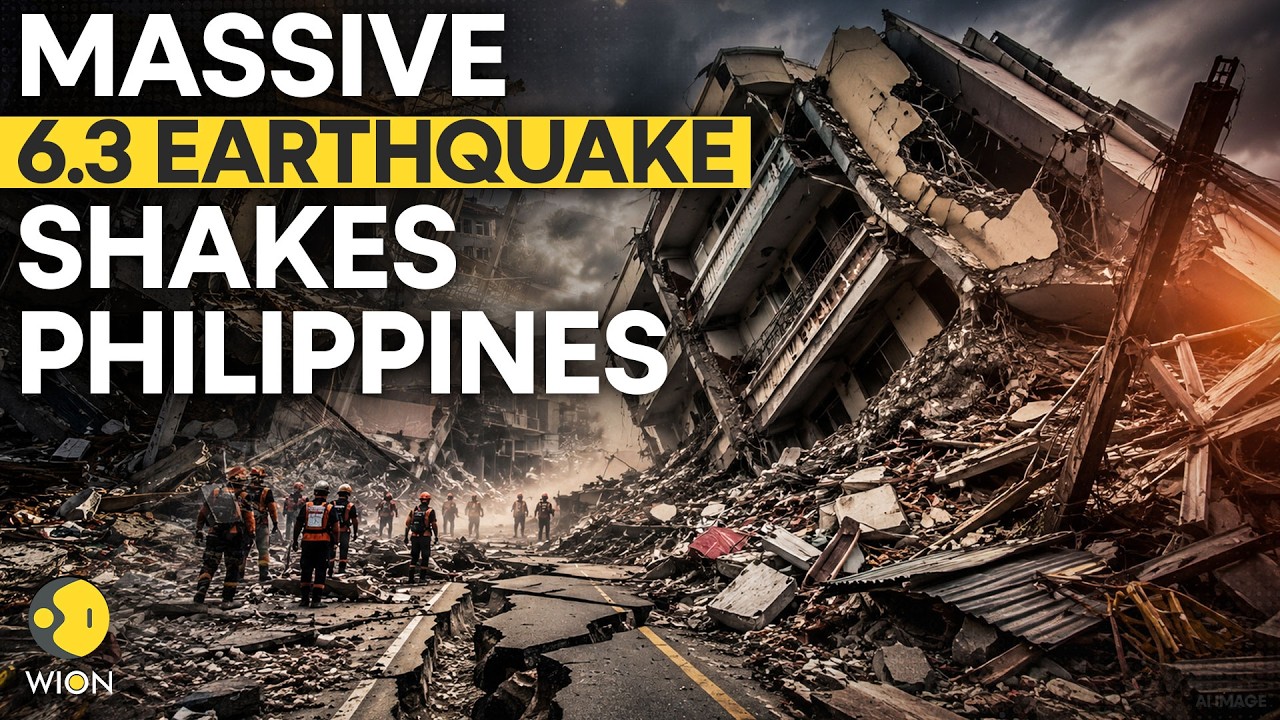 Philippines Earthquake: Powerful 6.3-Magnitude Quake Jolts Southern Philippines | WION Originals