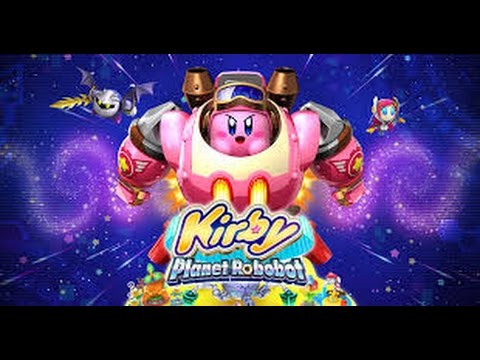 Kirby: Planet Robobot 100% Full game playthrough/walkthrough (All Rare Stickers and Code Cubes)