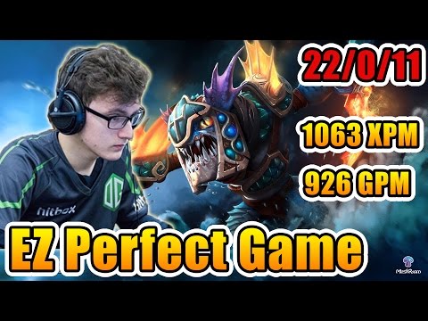 Miracle- Dota 2 [Slark] 1063 XPM - 926 GPM - EASY Perfect Game