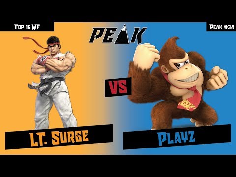 Top 16 WF LT. Surge (Ryu) vs Playz (Donkey Kong) (Peak #34)
