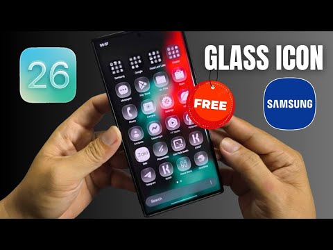 Install Liquid Glass iCon Pack Free In Any Samsung One UI | Tech in Hand