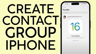 How to Create Contact Group on your iPhone (2023)