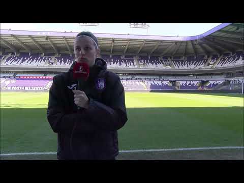 Interview met RSC Anderlecht speelster Laura De Neve na de gewonnen topper tegen  Standard de Liège
