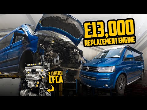 8 YEAR OLD VAN NEEDS £13,000 ENGINE REPLACEMENT! 😩 2.0 BITDI CFCA Repair Costs Full Breakdown VW T5