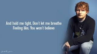 Ed Sheeran - Firefly (Lyrics)