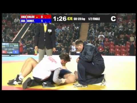 SEC-2013: 120 kg. Orlov (UKR) - Dimitrov (BUL) 1/2