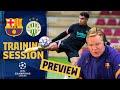 BARÇA gear up for CHAMPIONS LEAGUE return! ?