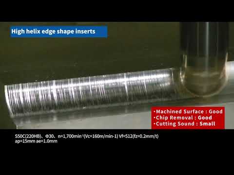 Indexable ball end mill for finishing ABPF[English Subtitles]