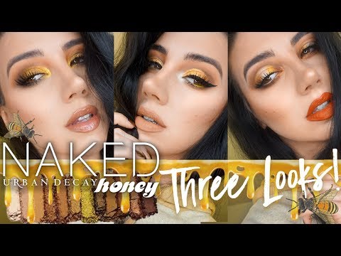 URBAN DECAY HONEY PALETTE! | Naked Honey Three Looks + Review