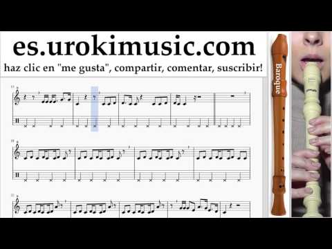 Como Tocar flauta dulce B. Lorde - Supercut Tablatura Parte#2 um-i927