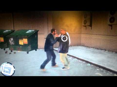 Niko Bellic Get's into a fight with Gangstars