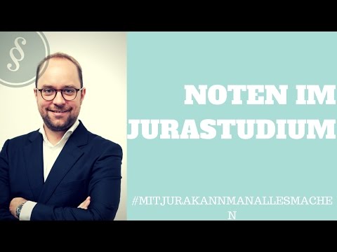 Noten im Jurastudium - was bedeuten 4 Punkte?