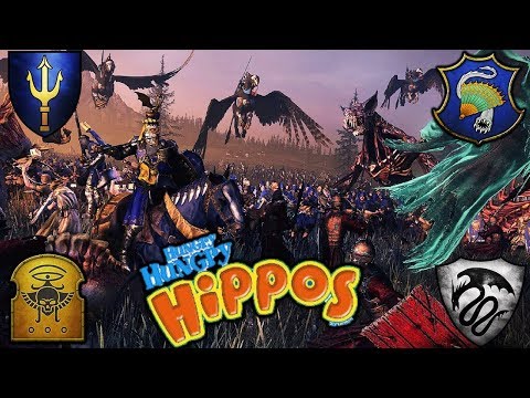 HUNGRY HUNGRY HIPPOGRYPHS Free for All - Spooktober Invasion of Ulthuan! - Warhammer 2