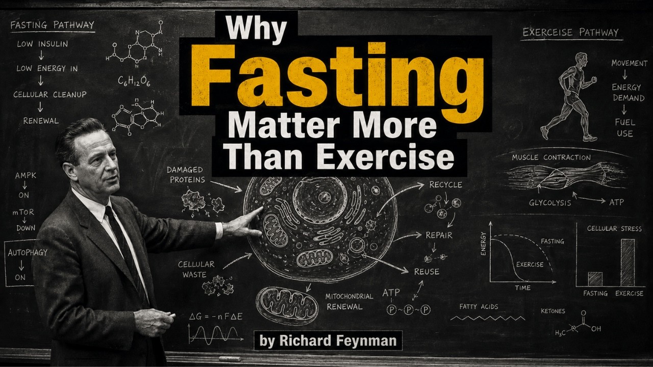 What FASTING Does to Your Cells That Exercise Can’t