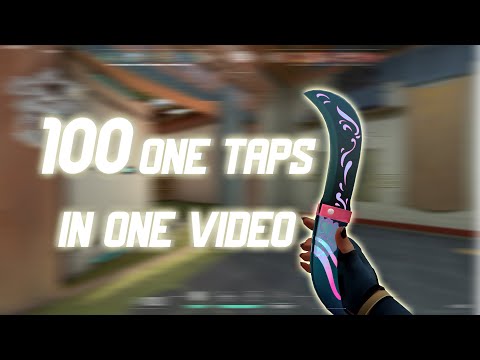 100 One Taps In One Video - VALORANT