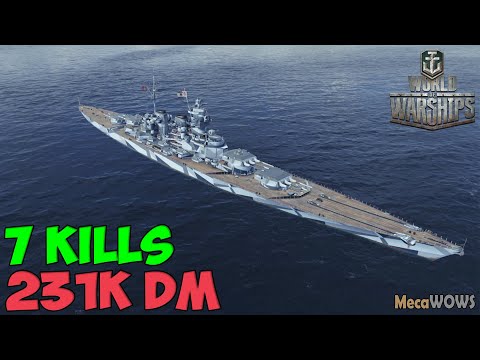 World of WarShips | Großer Kurfürst | 7 KILLS | 231K Damage - Replay Gameplay 1080p 60 fps