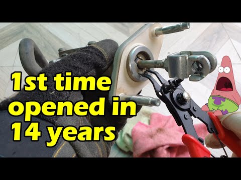 2 - Clutch master + slave cylinder rebuild, clutch fluid bleeding process #honda