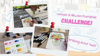 AMAZING Winsor & Newton Pro Markers I Garden Inspiration Included
