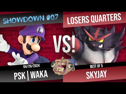 PSKSHOWDOWN 07 - PSK | WaKa (Luigi) Vs. Skyjay (Incineroar) L-Top8