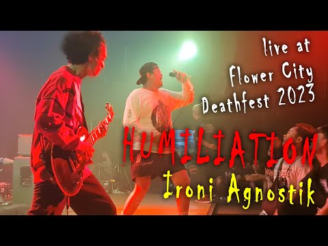 HUMILIATION - Ironi Agnostik - Live at Flower City Deathfest 2023 // Institut Francais Indonesie