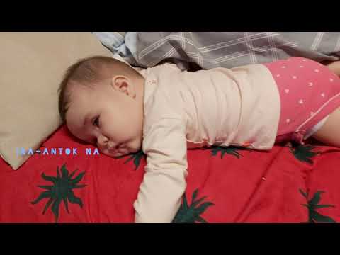 Baby Alyssa falls asleep while watching Cartoon/ filipina/Belgian Baby