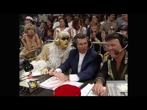Goldust freaks out after learning he will face Undertaker in a Casket Match at the next PPV (WWF)