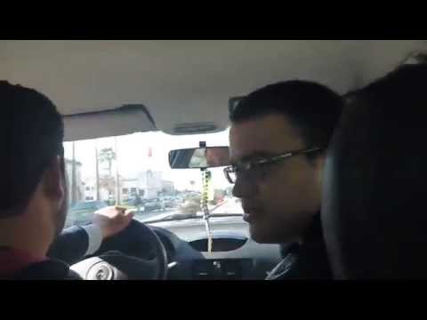 Driving Through Monastir with Wicem   Tunisia   March 2015