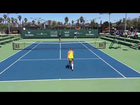 Match Point girls singles final, International Open of Southern California, March 27, 2021.