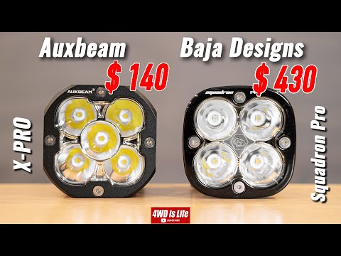 Auxbeam vs Baja Designs - Off road Led Lights comparison