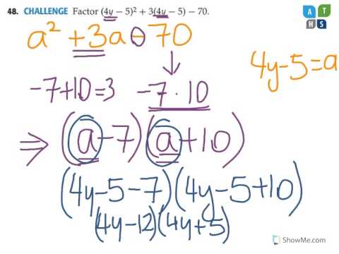 factorization of quadratic expressions   3