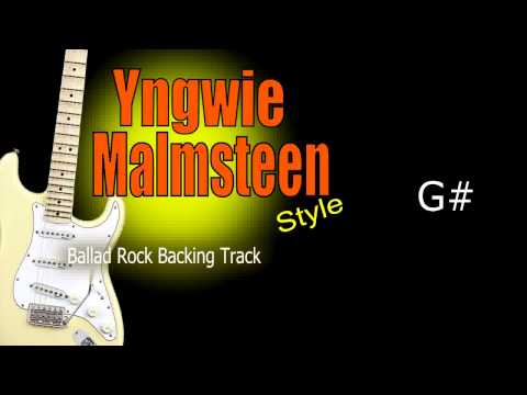 Yngwie Malmsteen Rock Ballad Backing Track 63 Bpm Highest Quality