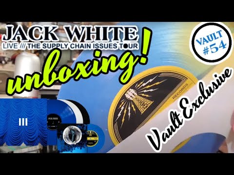JACK WHITE LIVE #vinyl UNBOXING Third Man Records Vault 54 Supply Chain Issues Tour 2022