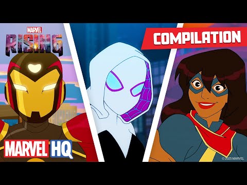 Epic Marvel Girl Power Moments 🦸‍♀️ | Compilation | Marvel Rising
