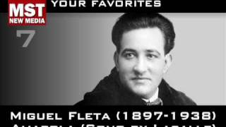 Part II - Your Favorites: MIGUEL FLETA