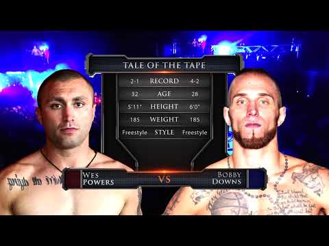 Caged Aggression XXV "The Return" Night 1. Fight 10. Wesley Powers VS Bobby Downs