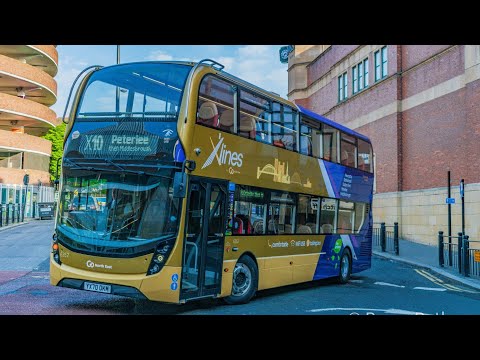 *Kickdown*Go Northeast Xlines X10 E400MMC 6352 NK70OKM working X10 to Middlesbrough