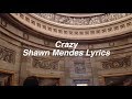 Crazy || Shawn Mendes Lyrics