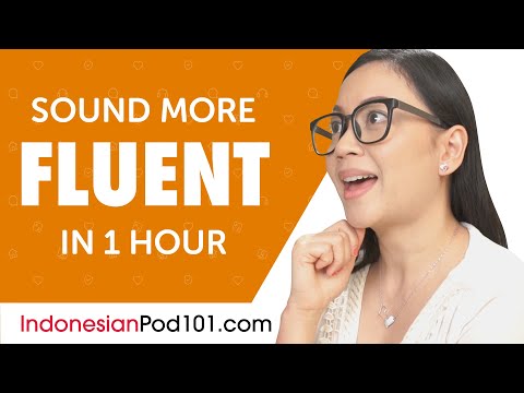 1 Hour of Indonesian Conversation Practice to Sound More Fluent
