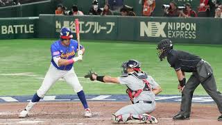 #プレミア12  ベネズエラvsアメリカ　白井球審のド迫力ストライク！　#プロ野球 #野球