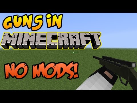 [Minecraft 1.8.8] NEW "Guns In Minecraft" Command - NO MODS! (EASY Tutorial)