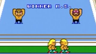 Pro Wrestling Sega Master System Complete Game Gameplay with Fake Road Warriors