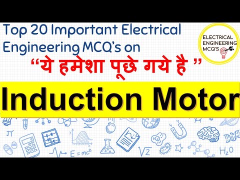 Top 20 Important MCQ on INDUCTION MOTOR 🔴 | With हिंदी Explanation | Electrical Machines MCQs Video