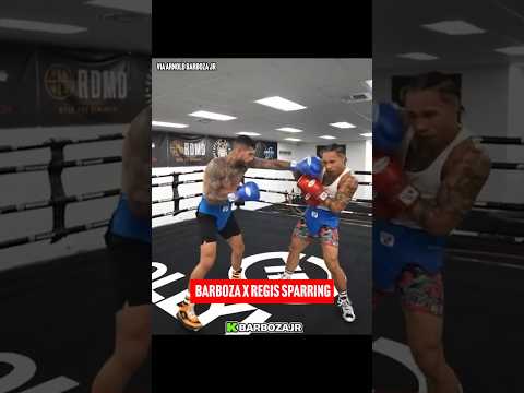 Arnold Barboza Jr and Regis Prograis getting some sparring in 💪🤔